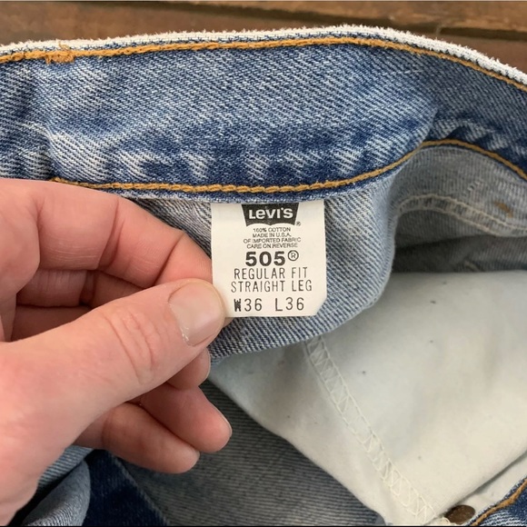 Levi’s 505 Vintage Deadstock 2000 USA made 34x36 🇺🇸 - Picture 4 of 4
